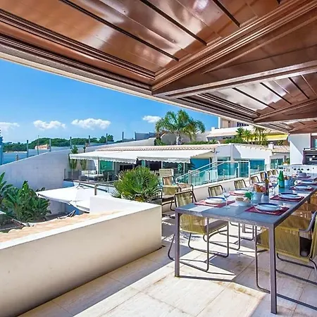 Olhos De Agua Sleeps 16 Pool Air Con Wifi Villa